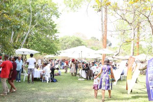 At the traditional and organic food festival Harare